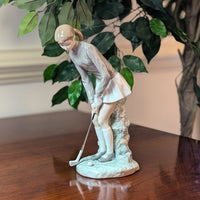 Lladro "Lady Golfer" Figurine