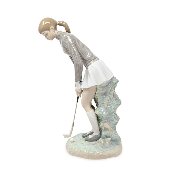 Lladro "Lady Golfer" Figurine