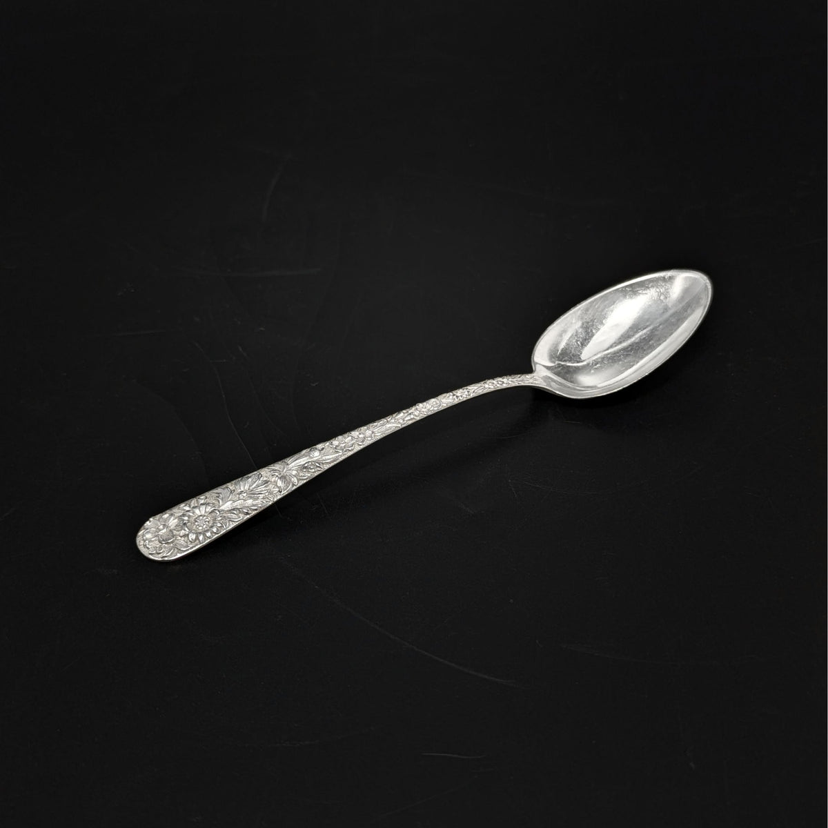 S. Kirk & Son Inc. "Repoussé" Sterling Silver 5 O'Clock Tea Spoon