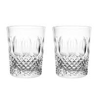 Waterford Crystal "Colleen" Pair of Double Old Fashioned Glasses