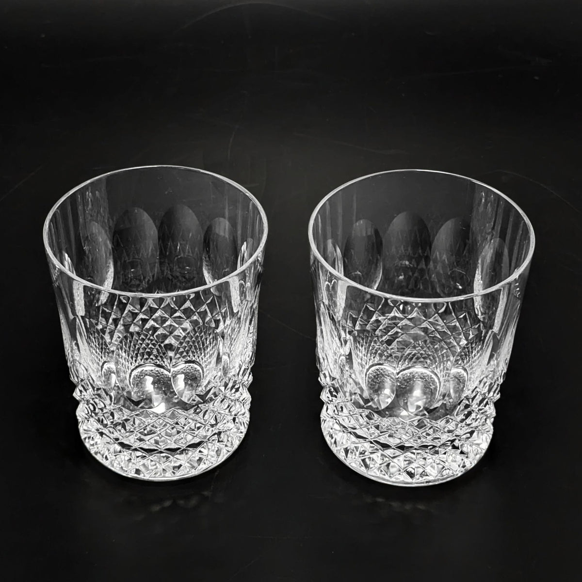Waterford Crystal "Colleen" Pair of Double Old Fashioned Glasses