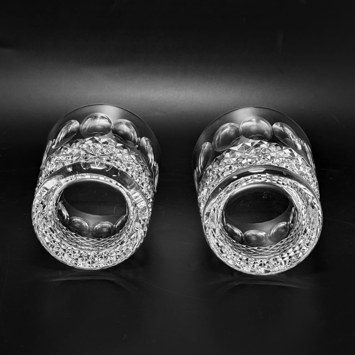 Waterford Crystal "Colleen" Pair of Double Old Fashioned Glasses