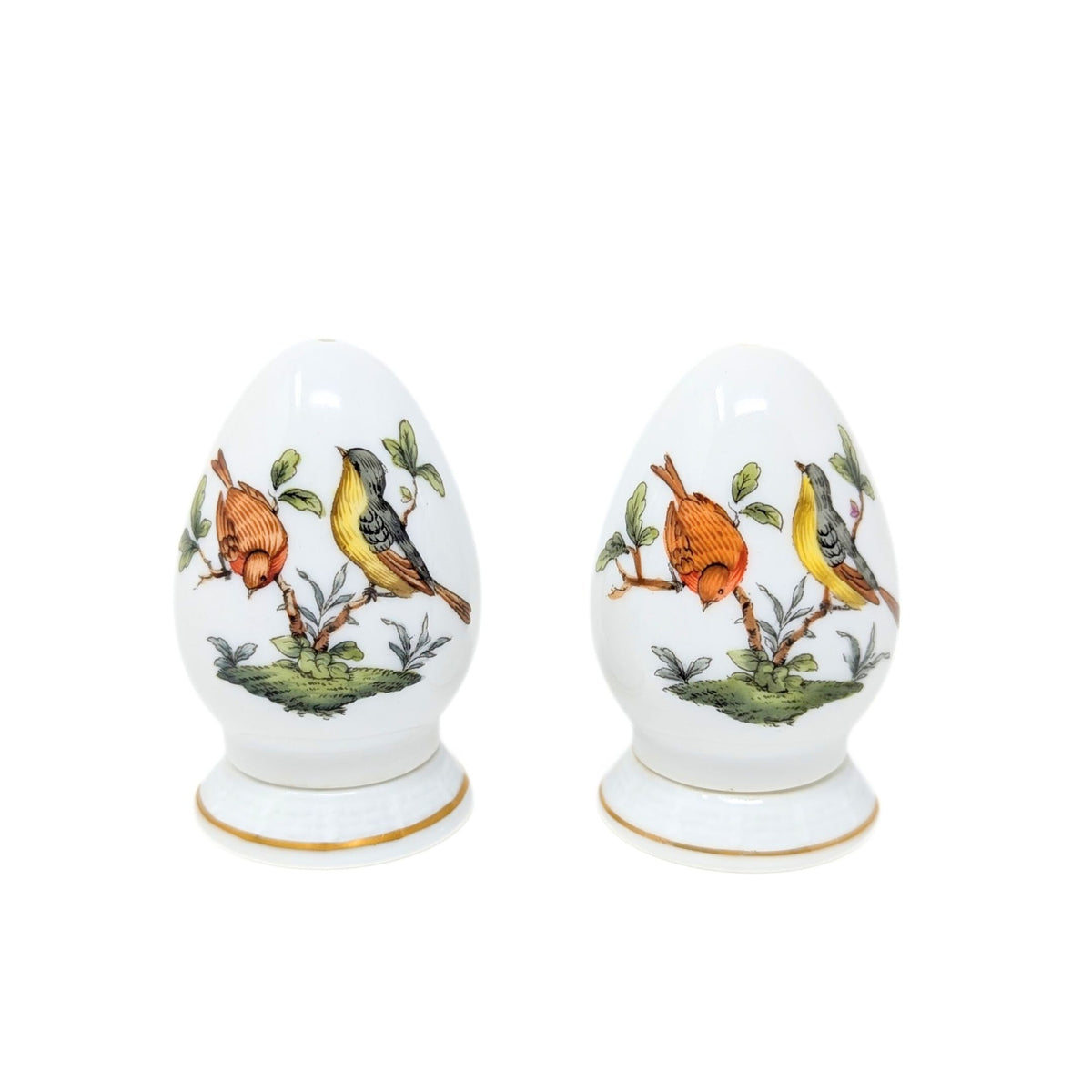 Herend "Rothschild Bird" Salt & Pepper Shakers