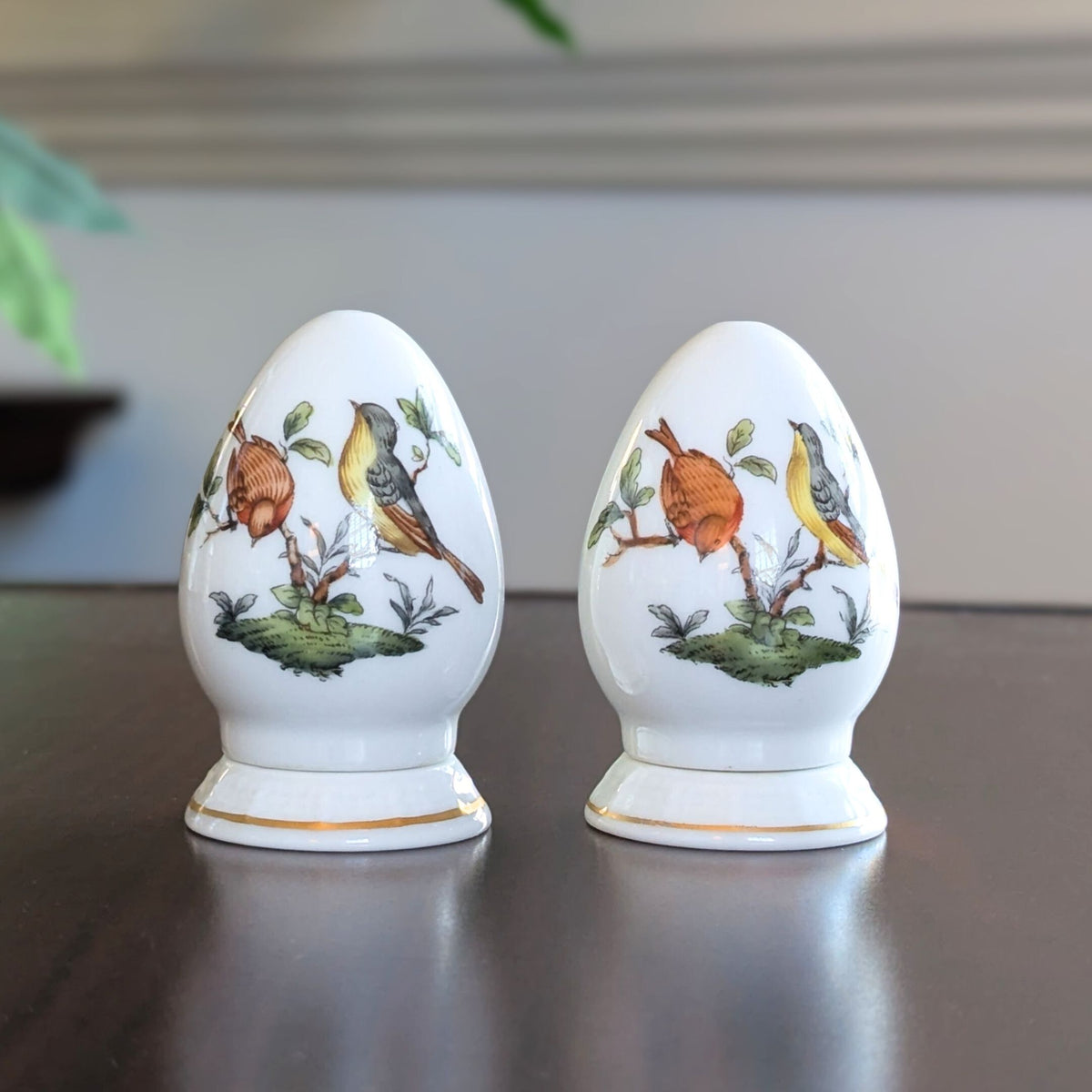 Herend "Rothschild Bird" Salt & Pepper Shakers