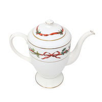 Royal Worcester "Holly Ribbons" Coffee Pot