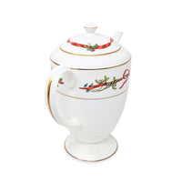 Royal Worcester "Holly Ribbons" Coffee Pot