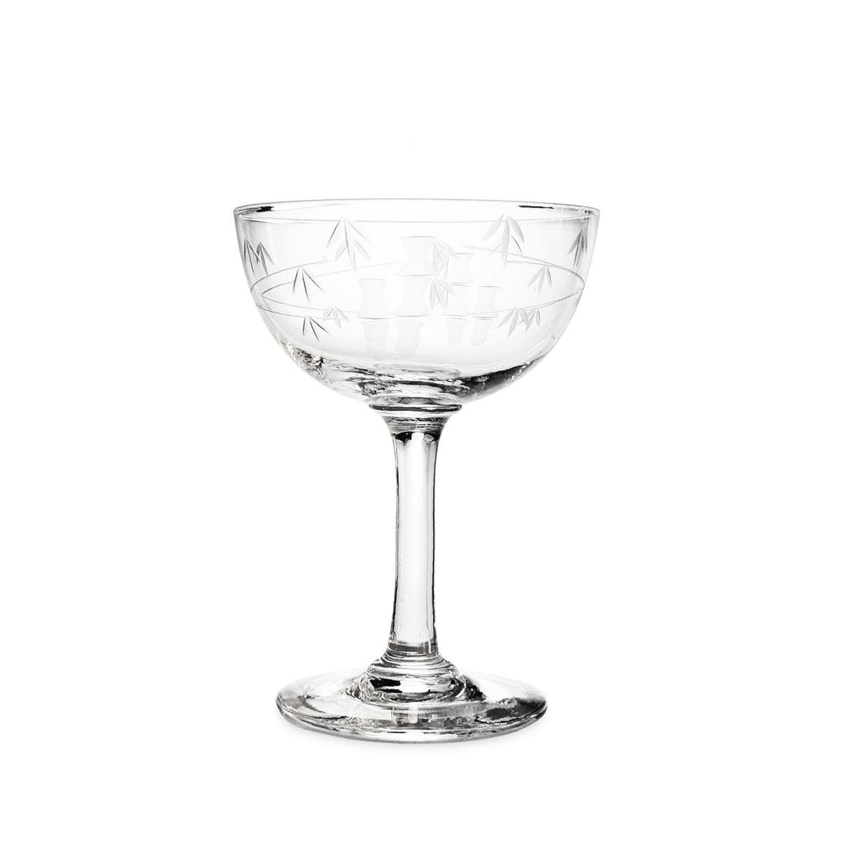 Noritake "Bamboo" Mid-Century Champagne Glasses (Set of 8)