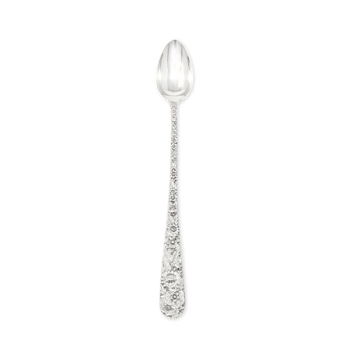 S. Kirk & Son Co. "Repoussé" Sterling Silver Iced Tea Spoon