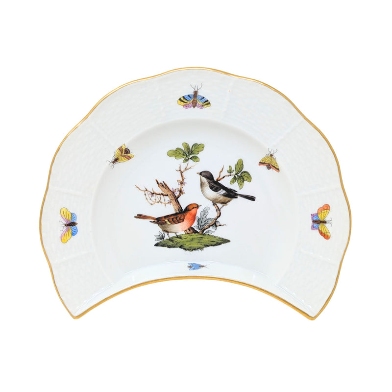 Herend "Rothschild Bird" Crescent Salad Plates (4)