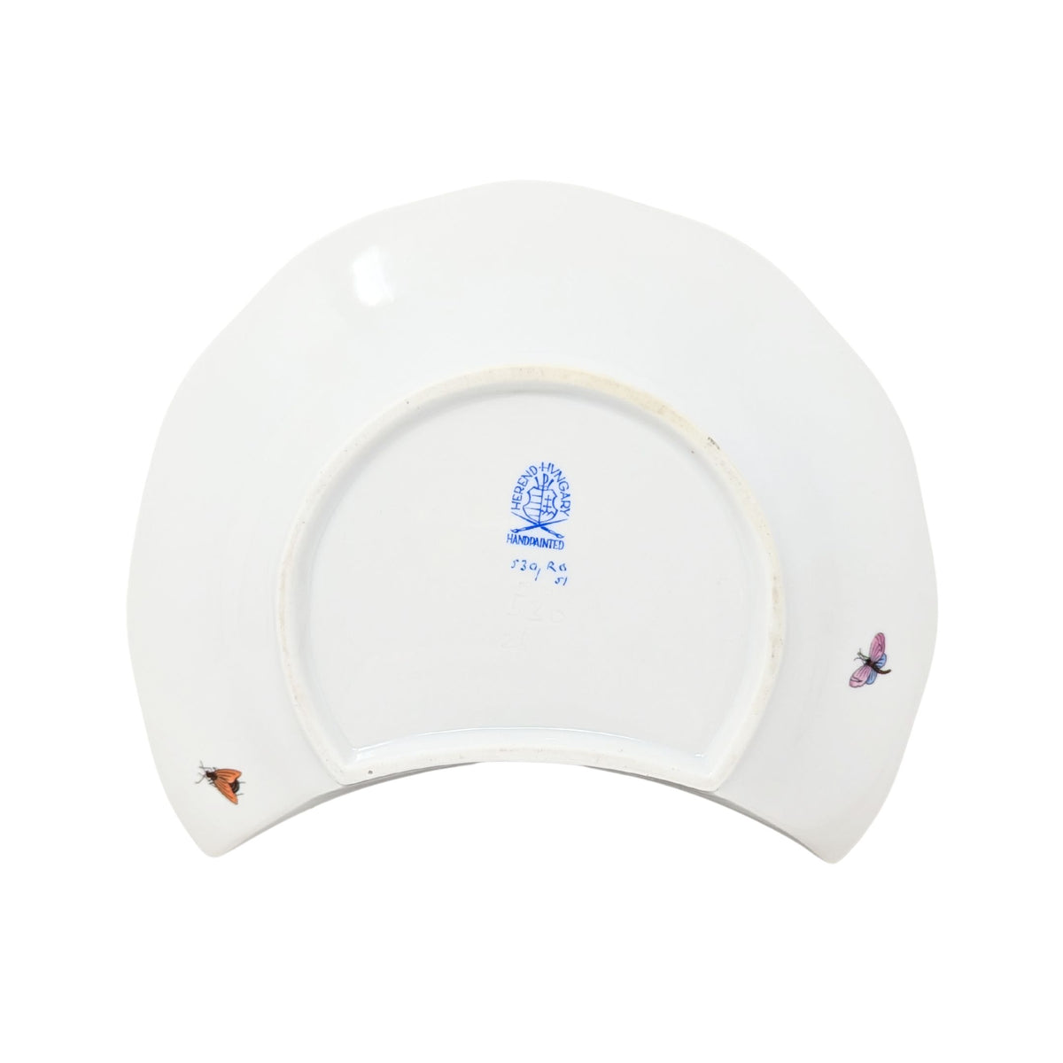 Herend "Rothschild Bird" Crescent Salad Plates (4)