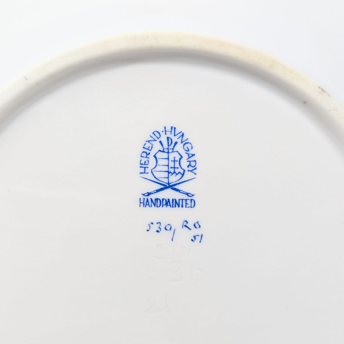 Herend "Rothschild Bird" Crescent Salad Plates (4)