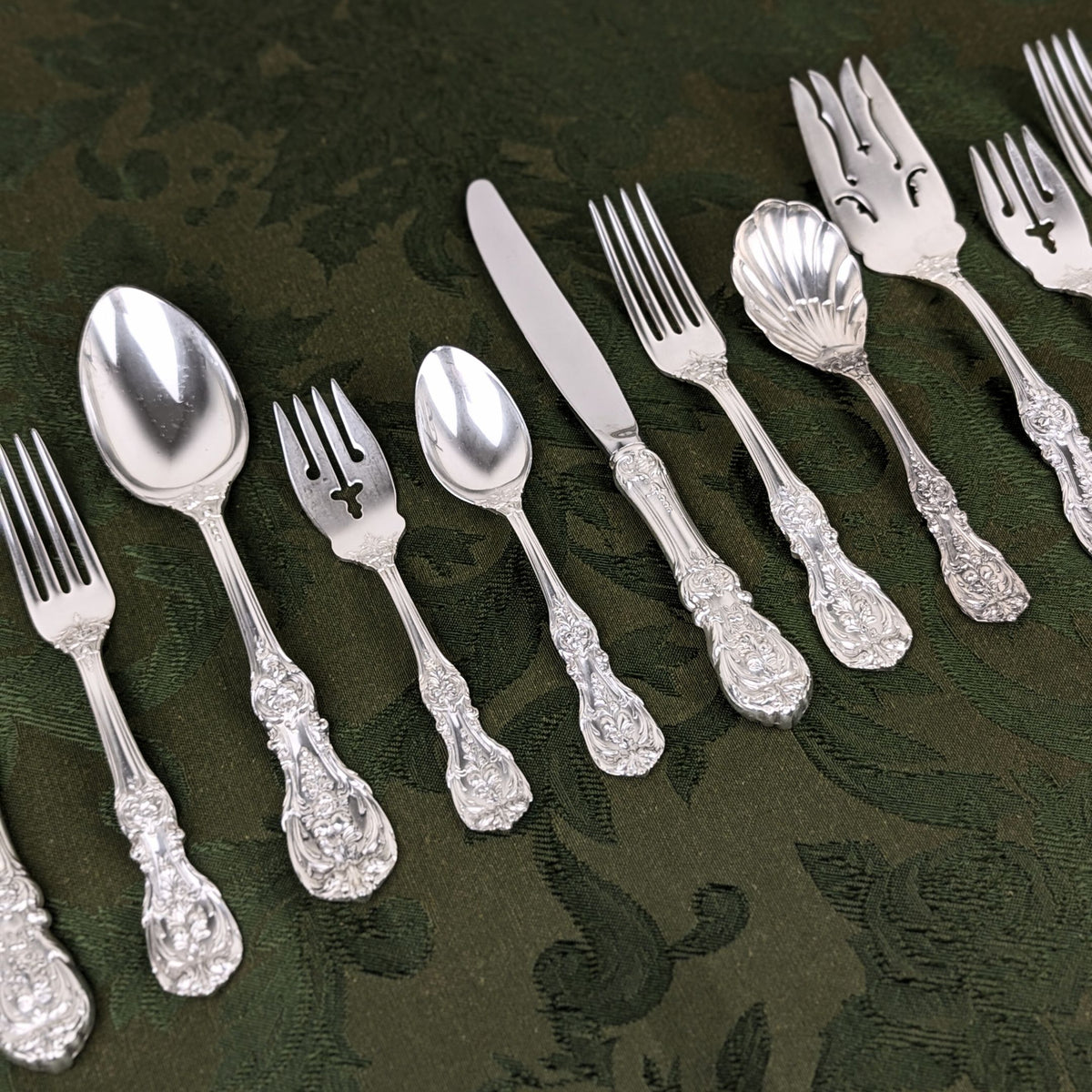 Reed & Barton "Francis I" Sterling Silver 57pc Flatware Set