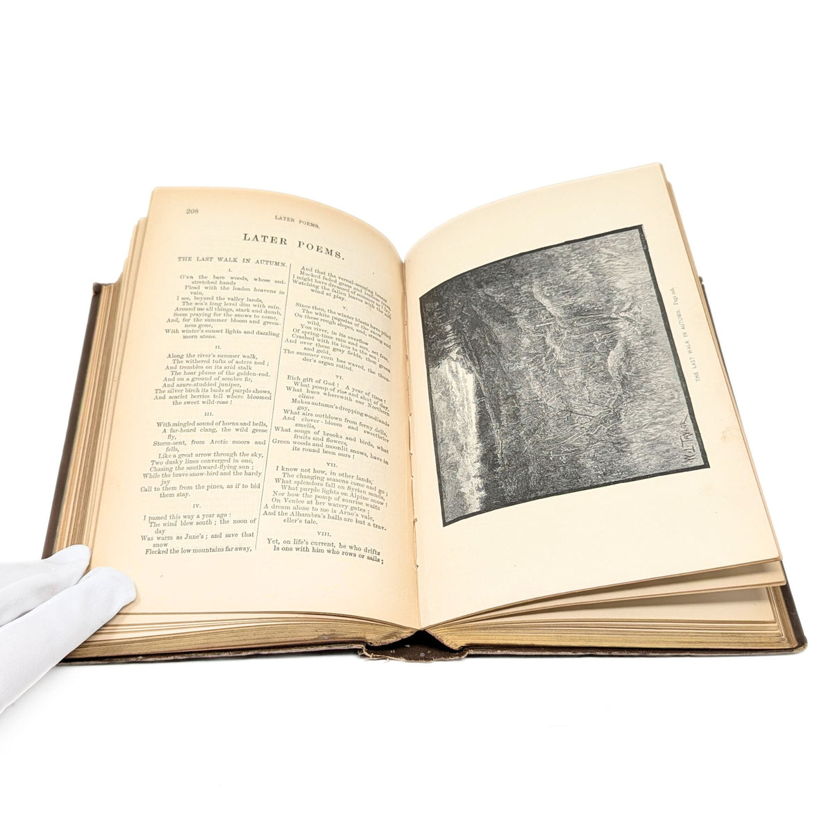 1882 Houghton, Mifflin & Co. Illustrated Household Edition of the Poets (8 Books)