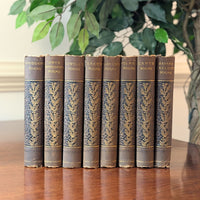 1882 Houghton, Mifflin & Co. Illustrated Household Edition of the Poets (8 Books)