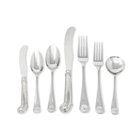 Kirk Stieff "Williamsburg Royal Shell" Stainless 17pc Flatware Set