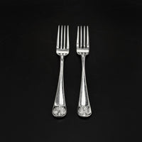 Kirk Stieff "Williamsburg Royal Shell" Stainless 17pc Flatware Set