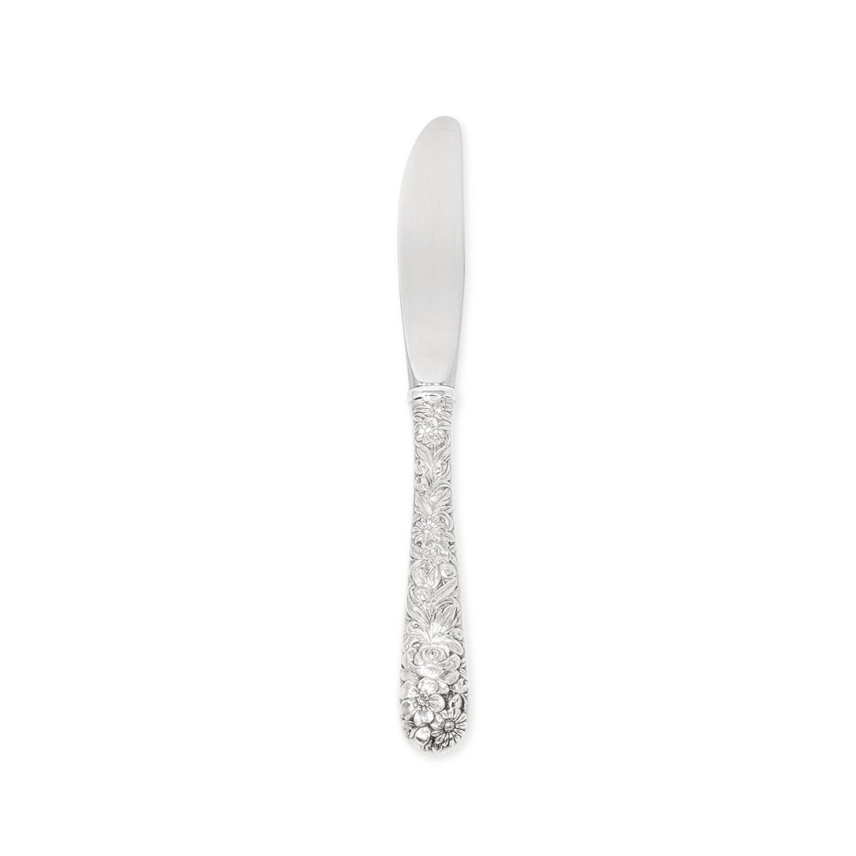 Kirk Stieff "Repoussé" Sterling Silver & Stainless Blade Butter Spreader