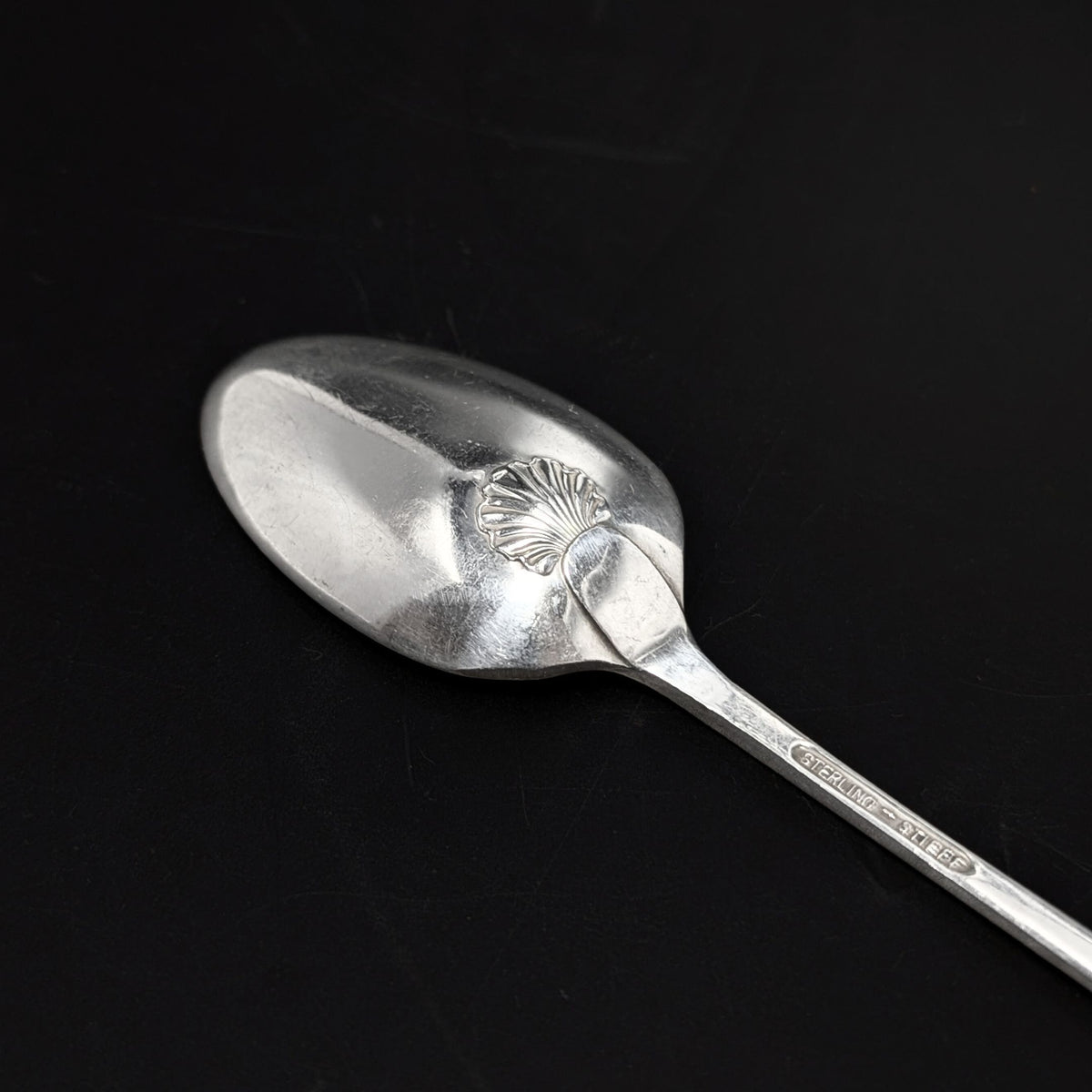 Stieff "Williamsburg Shell" Sterling Silver Teaspoon