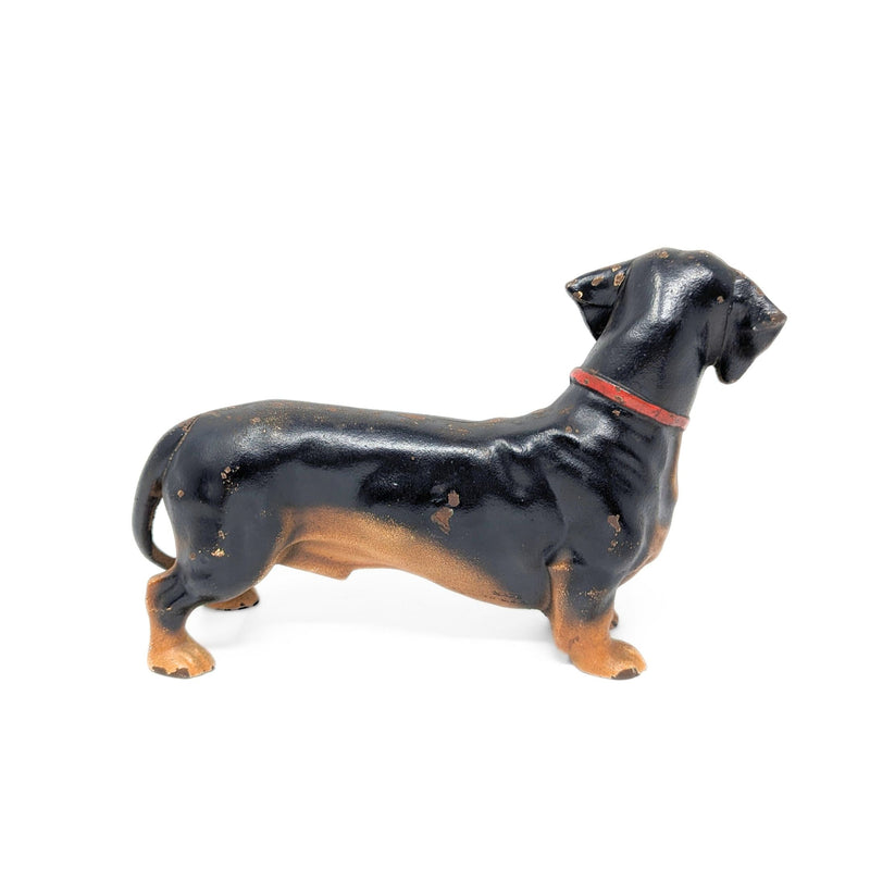 Hubley Cast Iron Dachshund Doorstop
