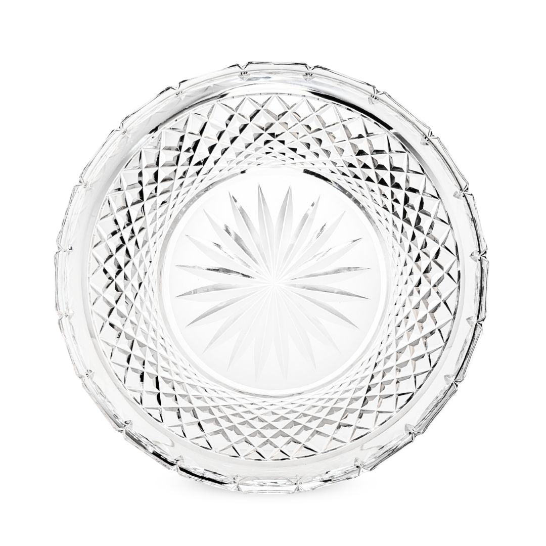 Waterford Crystal 8" & 10" Round Trays (Set of 2)