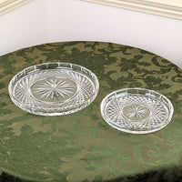 Waterford Crystal 8" & 10" Round Trays (Set of 2)
