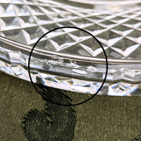 Waterford Crystal 8" & 10" Round Trays (Set of 2)