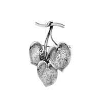 Borresen & Lassen Sterling Silver Leaf Brooch