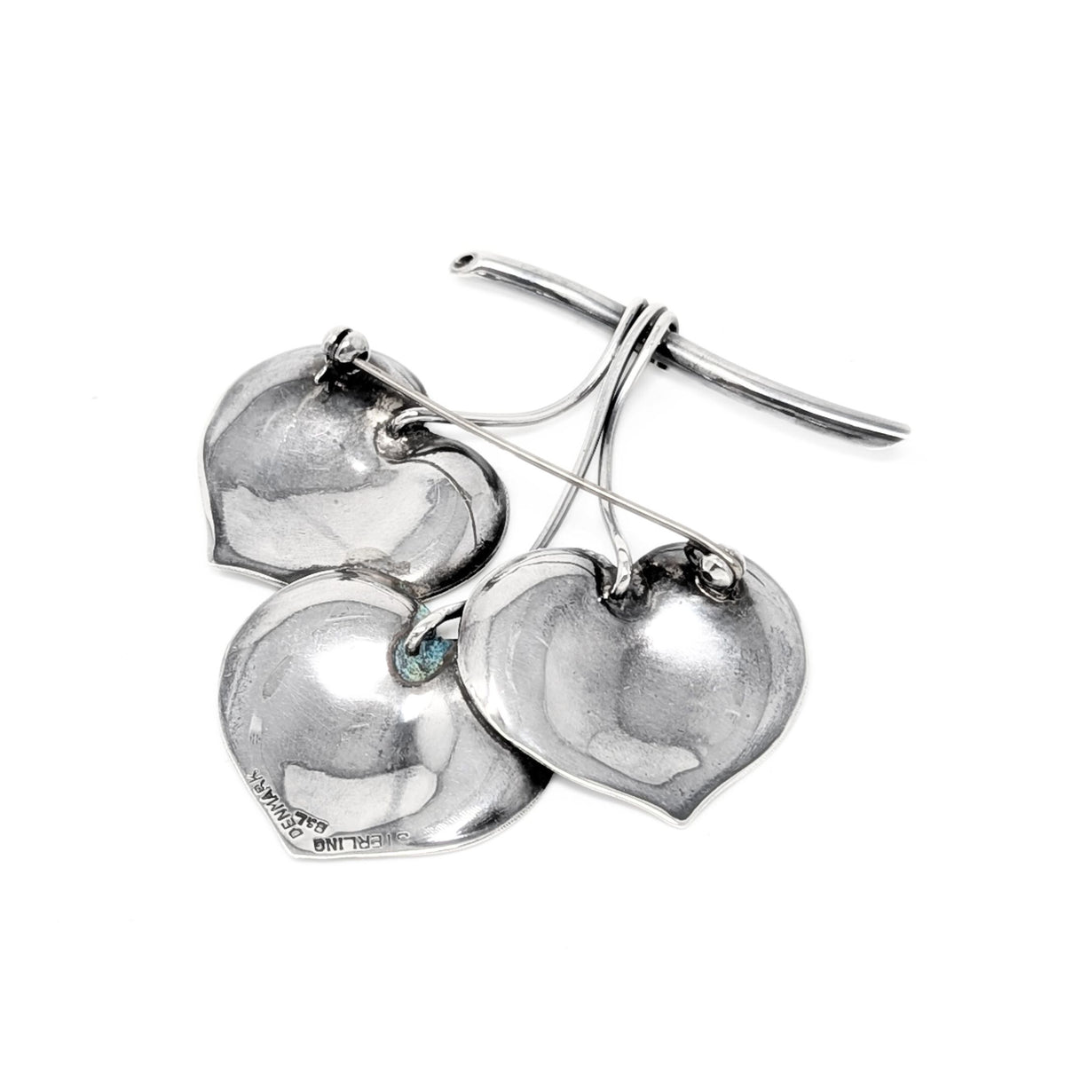 Borresen & Lassen Sterling Silver Leaf Brooch