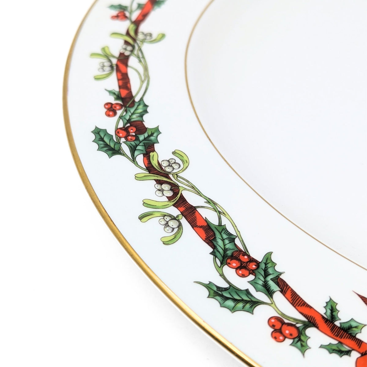 Royal Worcester "Holly Ribbons" Oval 15" Platter