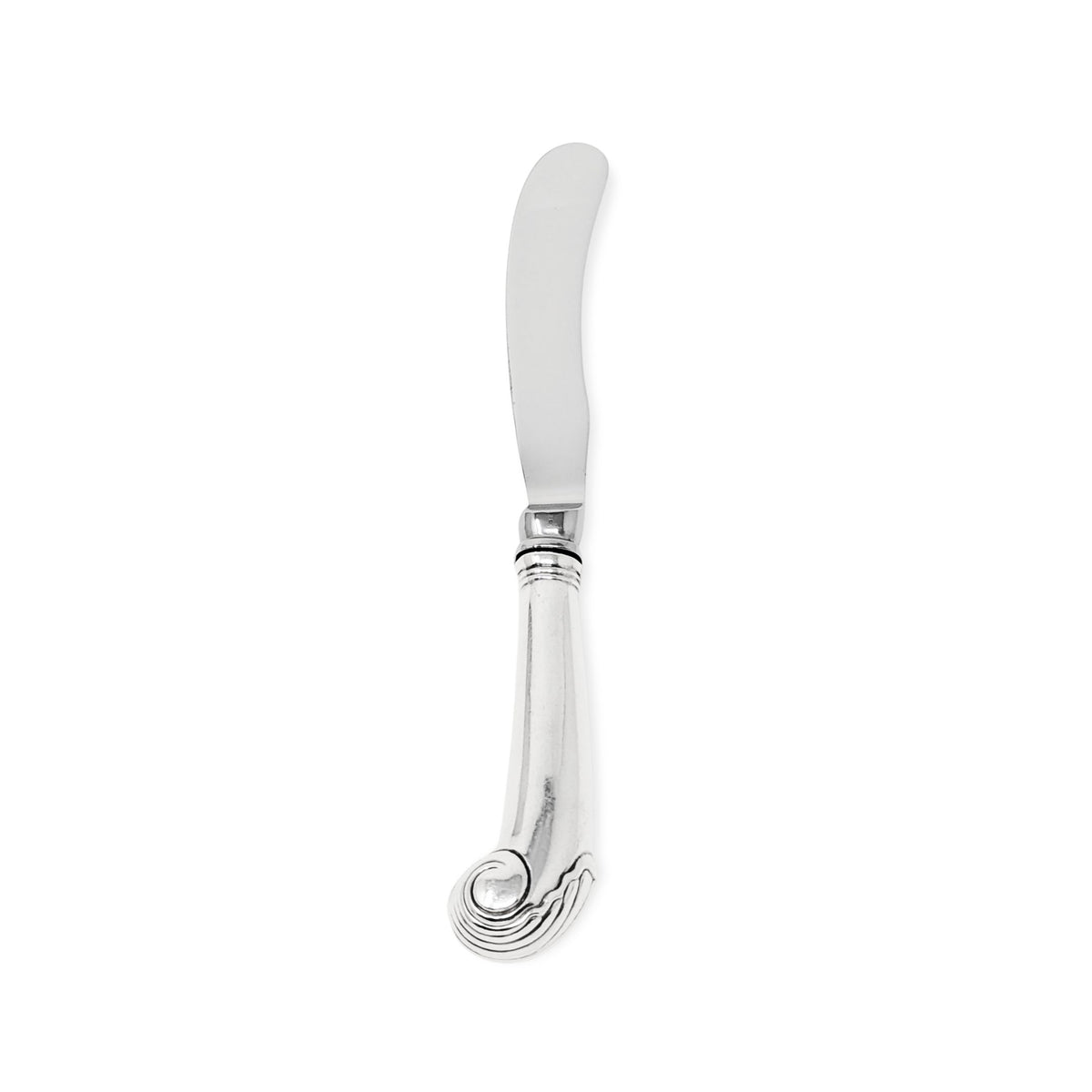Stieff "Williamsburg Shell" Sterling Silver Butter Spreader