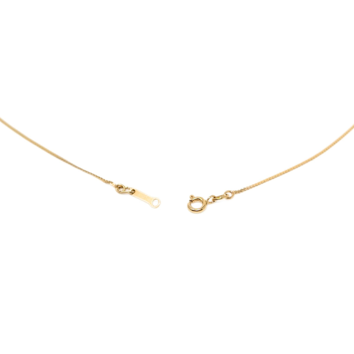 14K Gold 15” Pearl Solitaire Necklace