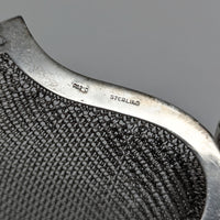 Whiting & Davis Sterling Silver & Blue Sapphire Mesh Link Purse