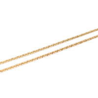 14K Gold 17” Diamond & Emerald Necklace