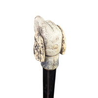 Spaniel Head Glove Holder 36" Walking Stick