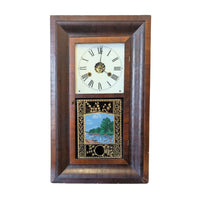 Jerome & Co Restored 34-Hr Antique River View Clock
