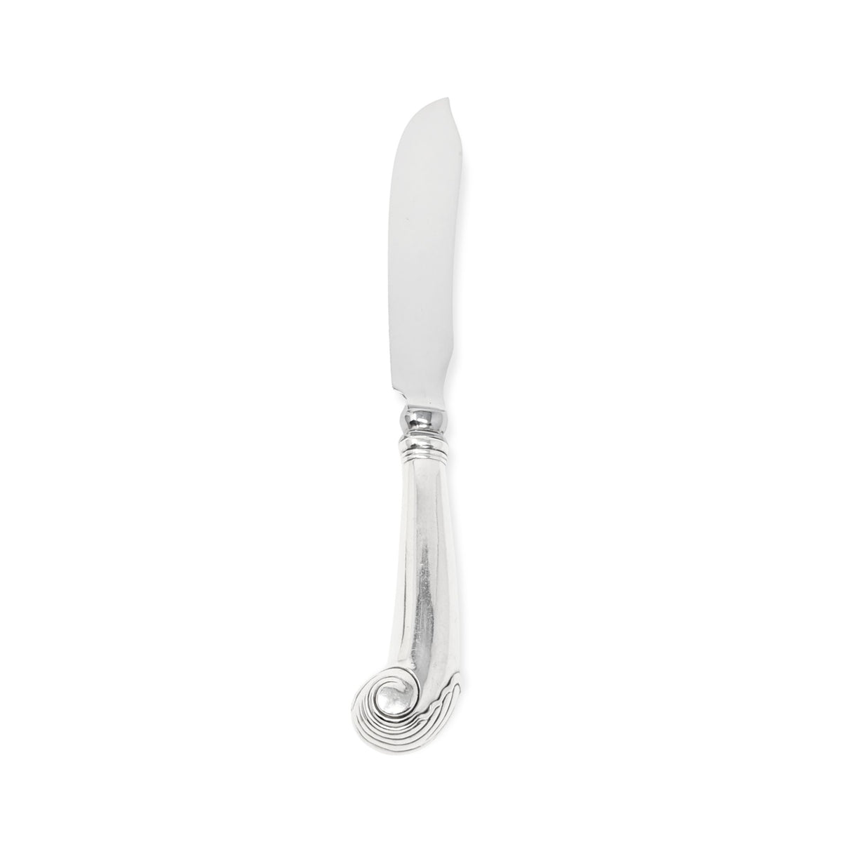 Stieff "Williamsburg Shell" Sterling Silver Master Butter / Fish Knife