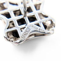 Lorenzo 18K Gold/ Sterling Silver Black Onyx Necklace & Earrings Set