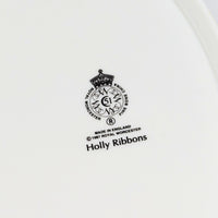 Royal Worcester "Holly Ribbons" Covered Vegetable Bowl