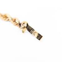 13K Gold Diamond Cut 2.5mm 20” Rope Chain Necklace