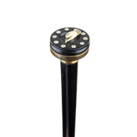 Antique 35.5" Gamer's Walking Stick with Poker Dice