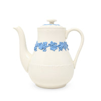 Wedgwood "Lavender on Cream" Shell Edge 8pc Coffee Set