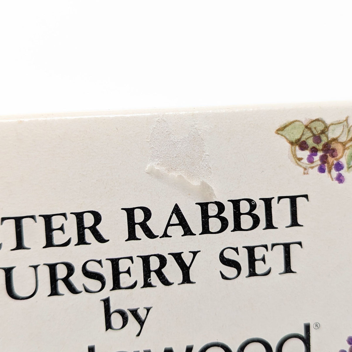 Wedgwood "Peter Rabbit" 4pc Nursery Set with Original Box