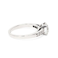 Platinum 1.41tcw Diamond Engagement Ring - Size 5