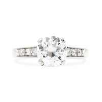 Platinum 1.41tcw Diamond Engagement Ring - Size 5