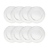 Mid-Century Silver Plate 11" Chargers / Dinner Plates (Set of 8)