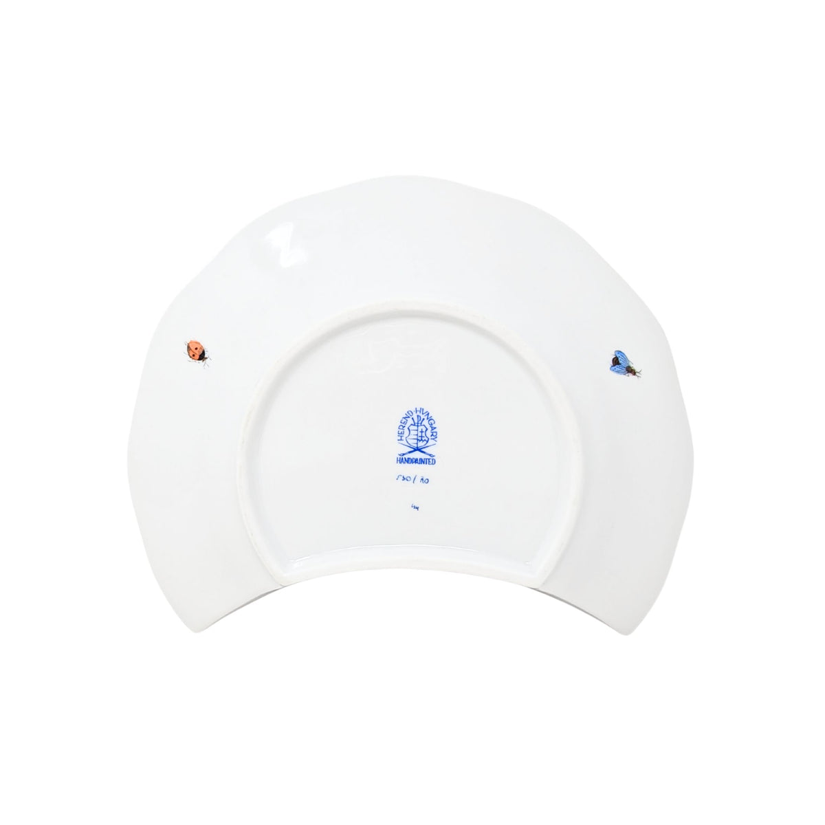 Herend "Rothschild Bird" Crescent Salad Plates (8)