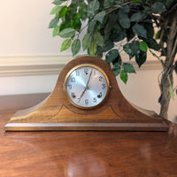 Gilbert Tambour Antique 8-Day Normandy Chimes Maple Mantle Clock