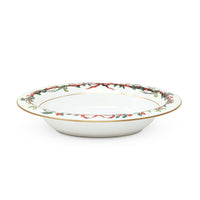 Royal Worcester "Holly Ribbons" Open Vegetable Bowl