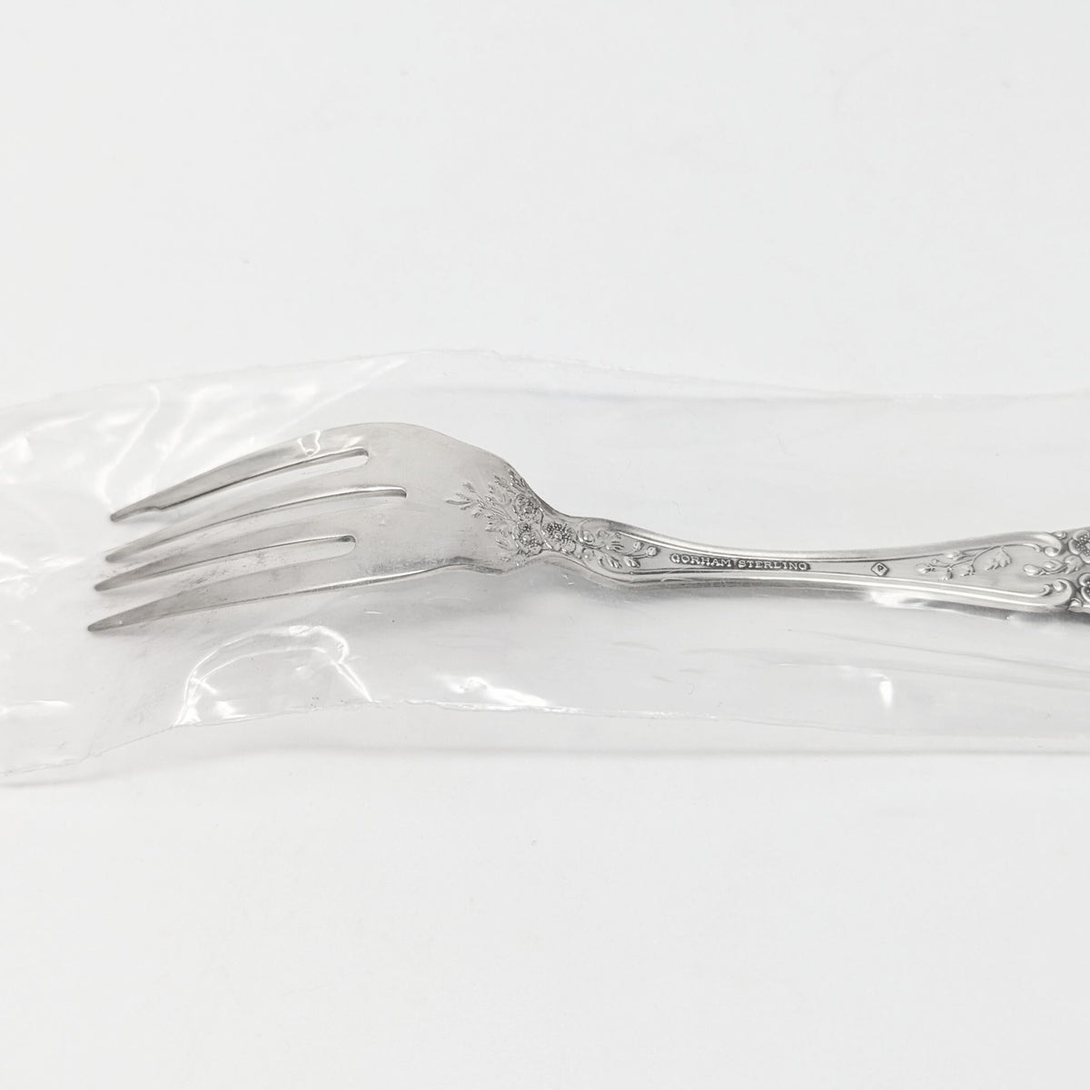 Gorham "Buttercup" Sterling Silver Place-Size Salad Fork (New Old Stock)