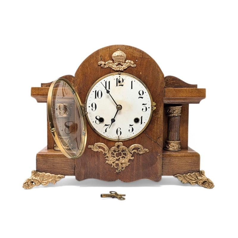 Waterbury 1912 Duarte 8-Day Maple Mantle Clock